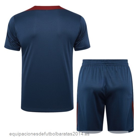 Nuevo Entrenamiento Conjunto Completo Inglaterra 2024 Azul Marino Baratas